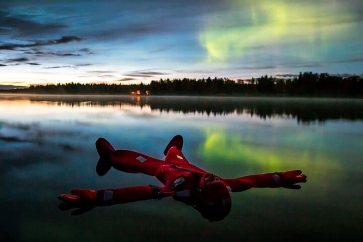 Aurora Floating in Rovaniemi