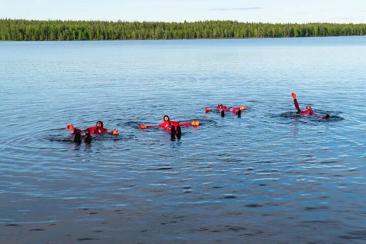 Midnight Sun Floating Experience in Forest Lake
