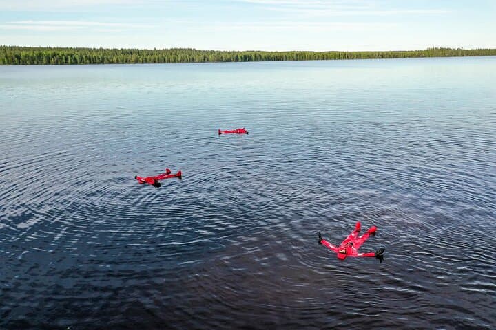Midnight Sun Floating Experience in Forest Lake