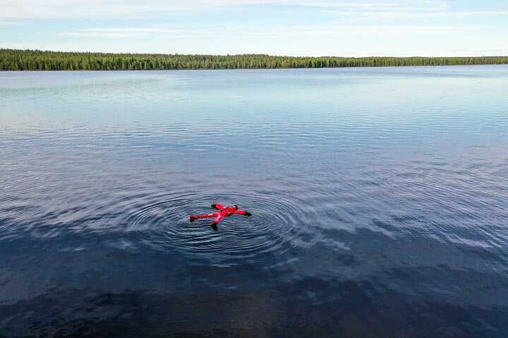 Midnight Sun Floating Experience in Forest Lake