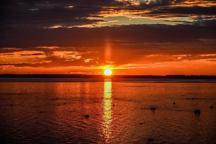 Midnight Sun Floating Experience in Forest Lake