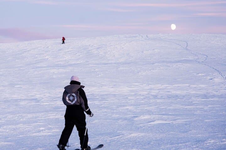 Half-Day Backcountry Skiing Tour in Levi with Photography Guide