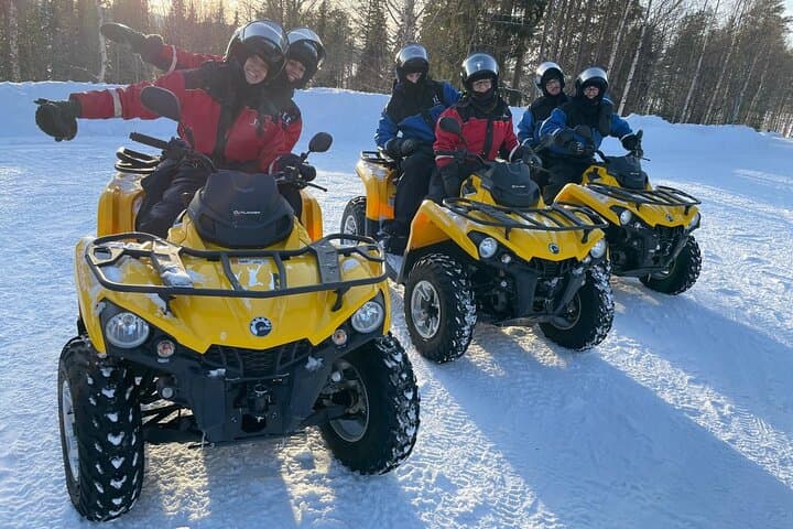 ATV and Ice Fishing Experience in Rovaniemi