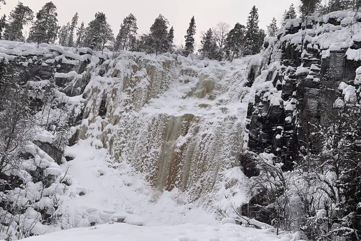 Frozen Waterfalls Hike through Korouoma Canyon