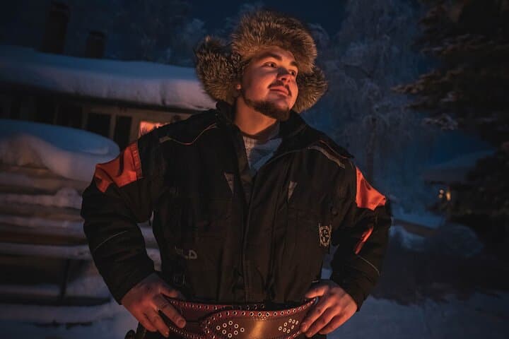 From Kakslauttanen:Northern Lights tour to Lake Inari, inc dinner