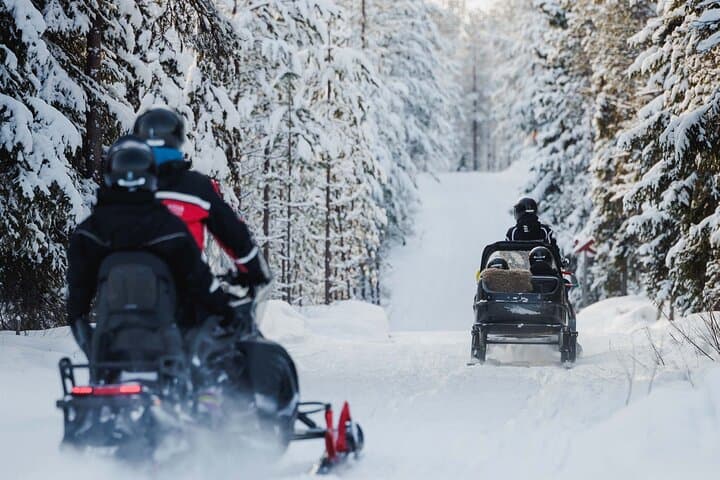 Snowmobile Safari and Reindeer Farm Visit
