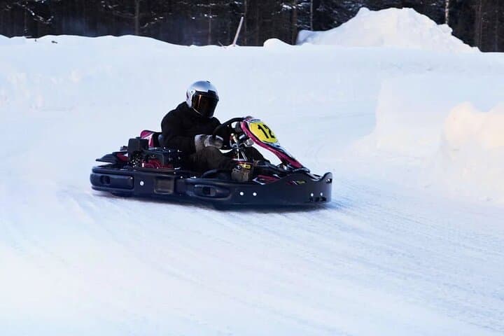 Lapland Winter Park Ice Karting Experience in Rovaniemi Finland