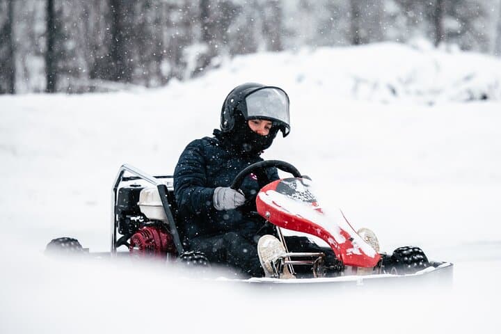 Lapland Winter Park Ice Karting Experience in Rovaniemi Finland