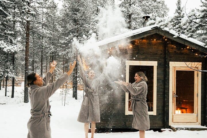 Rovaniemi Sauna World with a Hot Tub, Jacuzzi and Cold Pool