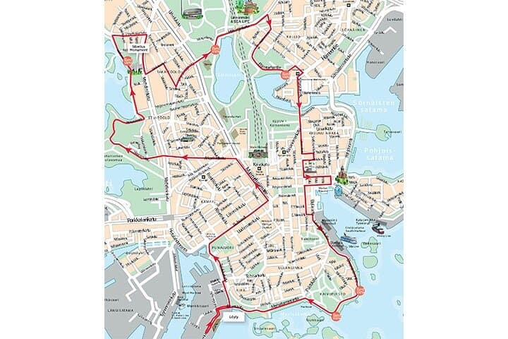Helsinki Panorama Sightseeing Audio-Guided Bus Tour