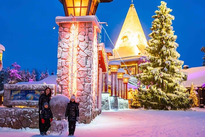 Photoshoot in Santa Claus Village