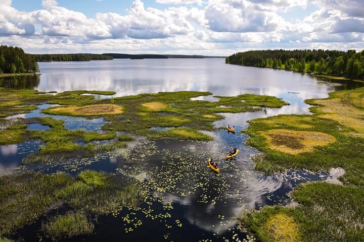 Authentic Reindeer Farm Visit with Canoe Trip in the Nature