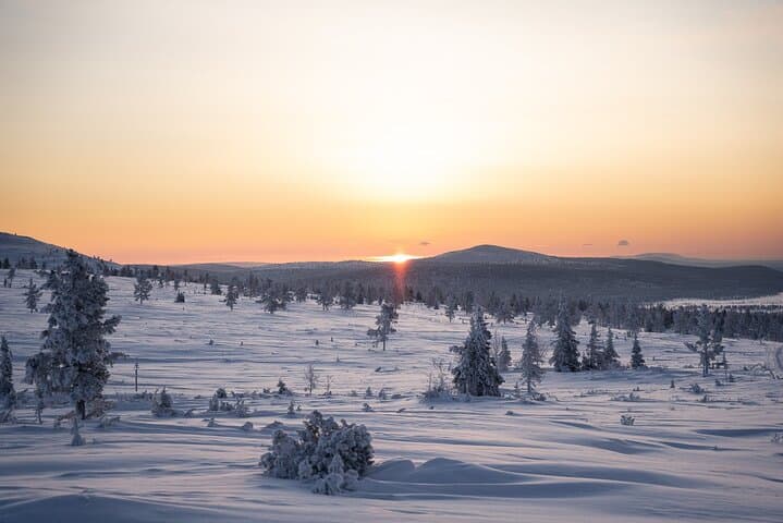 Half-Day Backcountry Skiing Tour in Levi with Photography Guide