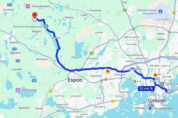 Electric Moto Adventure from Helsinki to Nuuksio National Park