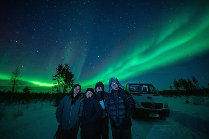 Rovaniemi Private Unlimited Range Northern Lights Hunt VIP Van