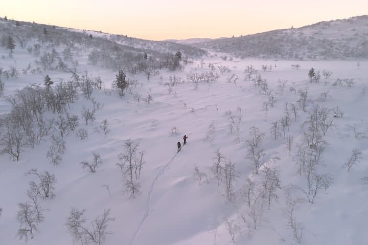 Snowshoes in Muotkantunturi Park