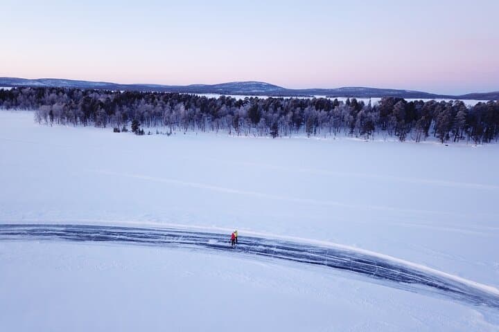 Ice Skating on Frozen Inari Lake