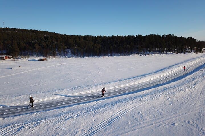 Ice Skating on Frozen Inari Lake