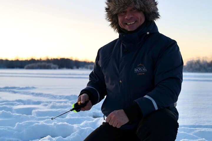 Husky Ride, Reindeer Ride and Ice Fishing One Day Experience