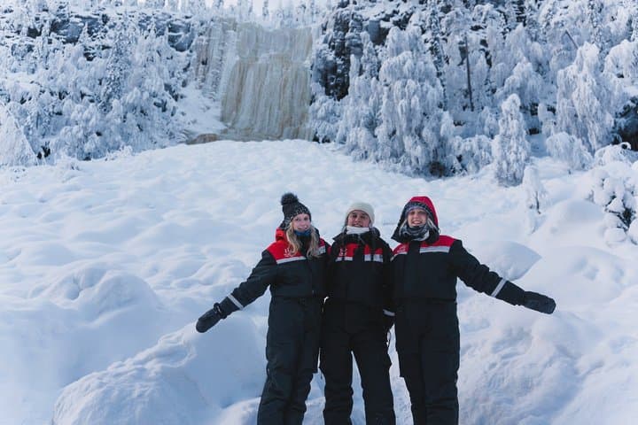 Hike to Frozen Waterfalls of Korouoma Including BBQ Lunch from Rovaniemi
