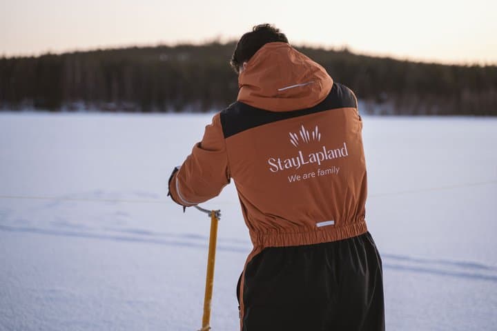 Ice Fishing on Lake Kuoksa
