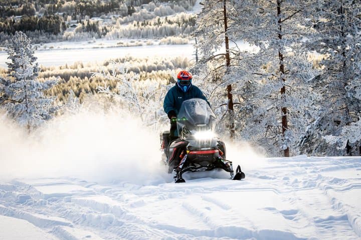 Thrill of Snowmobiling for Adults Only