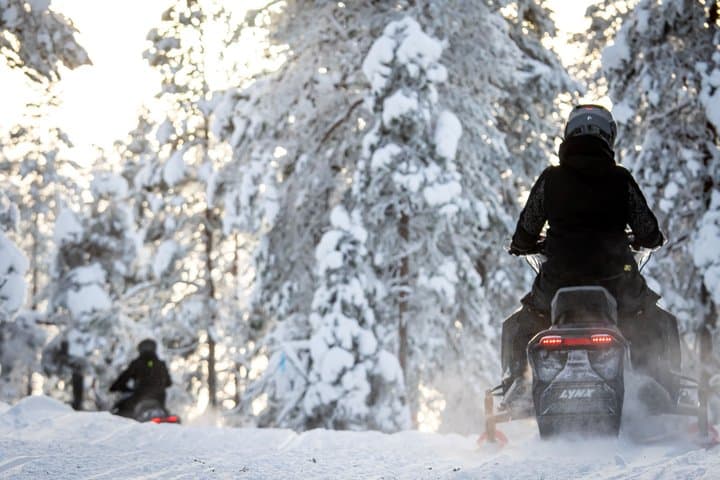 Thrill of Snowmobiling for Adults Only