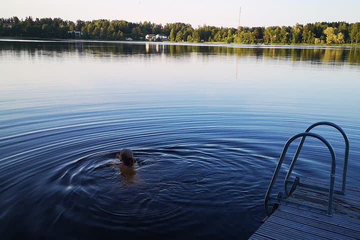 Sauna and Dinner with Locals in a Lake-Side Home near Helsinki