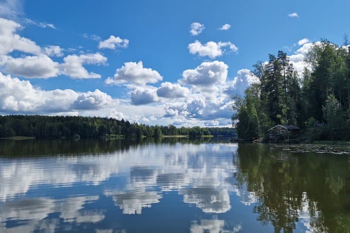 Authentic Lake Sauna, Swim and Dinner with Locals near Helsinki